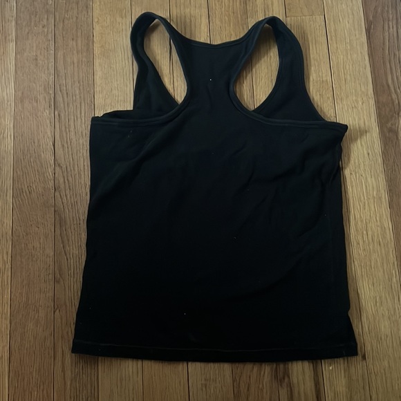 black tank top built in bra - Picture 2 of 2